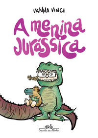 Capa do livro A menina jurássica