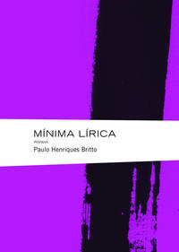 Capa do livro Mínima lírica