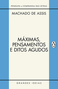 Capa do livro Máximas, pensamentos e ditos agudos
